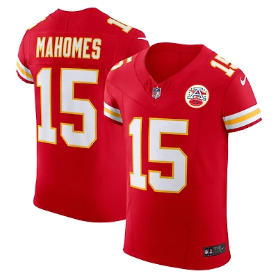 Nike Patrick Mahomes pour homme Rouge Kansas City Chiefs Vapor F.U.S.E. Maillot Élite