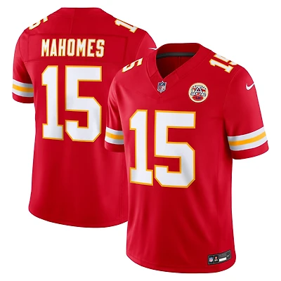 Men's Nike Patrick Mahomes Red Kansas City Chiefs Vapor F.U.S.E. Stitched Limited Jersey