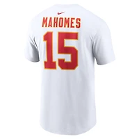 Men's Nike Patrick Mahomes  White Kansas City Chiefs Player Name & Number T-Shirt