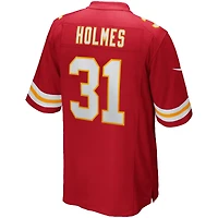 Maillot de joueur retraité Nike Priest Holmes pour hommes, rouge, Kansas City Chiefs Game