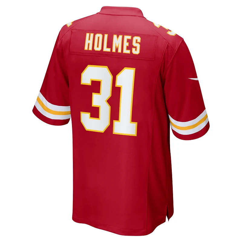 Men's Nike Priest Holmes Red Kansas City Chiefs Game Retired Player Jersey