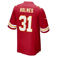 Men's Nike Priest Holmes Red Kansas City Chiefs Game Retired Player Jersey