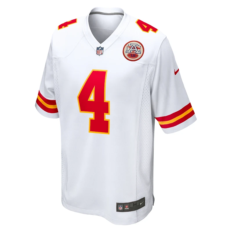 Maillot de match Nike Rashee Rice pour hommes, blanc, Kansas City Chiefs