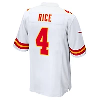 Maillot de match Nike Rashee Rice pour hommes, blanc, Kansas City Chiefs