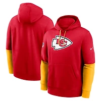 Sweat à capuche Nike rouge Kansas City Chiefs 2024 Sideline Club pour homme