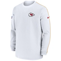 Men's Nike Red Kansas City Chiefs 2024 Sideline Coaches Long Sleeve Top