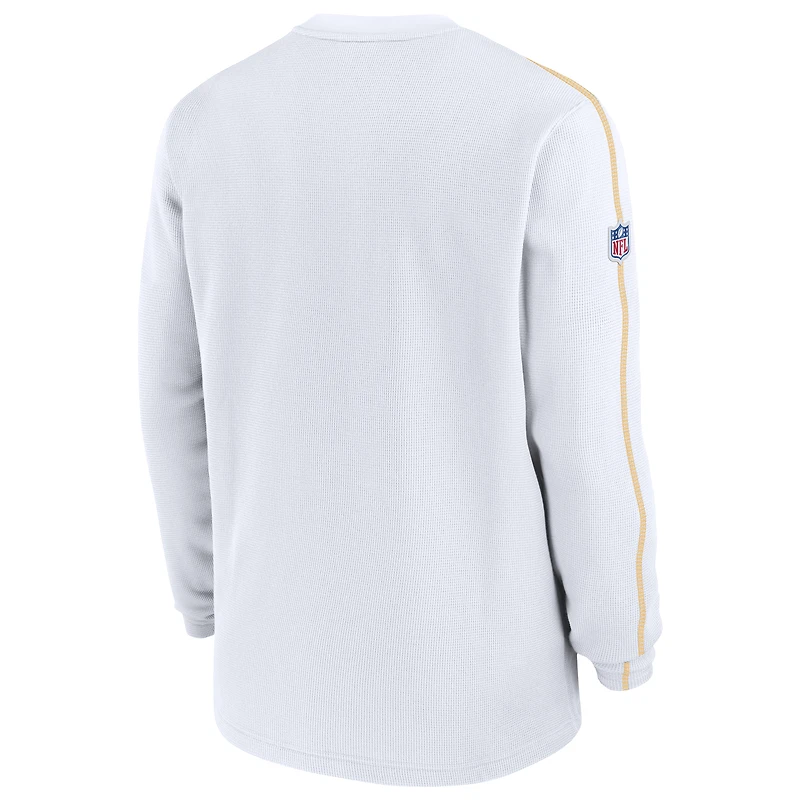 Men's Nike Red Kansas City Chiefs 2024 Sideline Coaches Long Sleeve Top