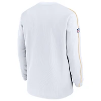 Men's Nike Red Kansas City Chiefs 2024 Sideline Coaches Long Sleeve Top