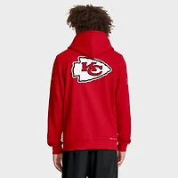 Sweat à capuche Nike rouge Kansas City Chiefs 2025 Sideline Standard Issue Utility Player Dri-FIT entièrement zippé pour homme