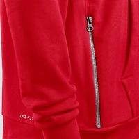 Men's Nike Red Kansas City Chiefs 2025 Sideline Standard Issue Utility Player Dri-FIT Full-Zip Hoodie