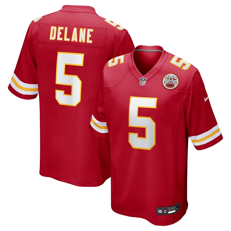 Men's Nike Red Kansas City Chiefs 2026 NFL Draft First Round Pick No. 6 Team Game Jersey