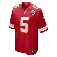 Men's Nike Red Kansas City Chiefs 2026 NFL Draft First Round Pick No. 6 Team Game Jersey