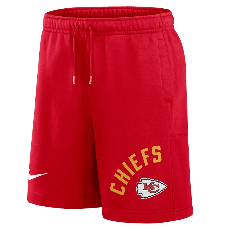 Men's Nike Red Kansas City Chiefs Arched Kicker Shorts