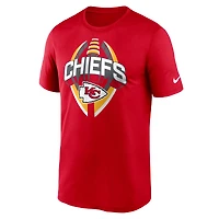 T-shirt Nike rouge Kansas City Chiefs pour homme, grande taille, Primetime Legend Icon Performance