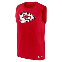 Débardeur Nike rouge Kansas City Chiefs Blitz Legend Dri-FIT Muscle pour homme