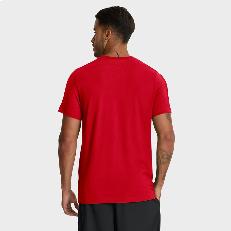 T-shirt Nike rouge tri-blend pour homme des Kansas City Chiefs