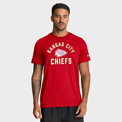 T-shirt Nike rouge tri-blend pour homme des Kansas City Chiefs