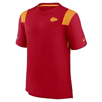 T-shirt Nike Kansas City Chiefs Player Sideline Performance pour homme rouge