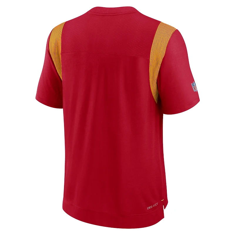 T-shirt Nike Kansas City Chiefs Player Sideline Performance pour homme rouge
