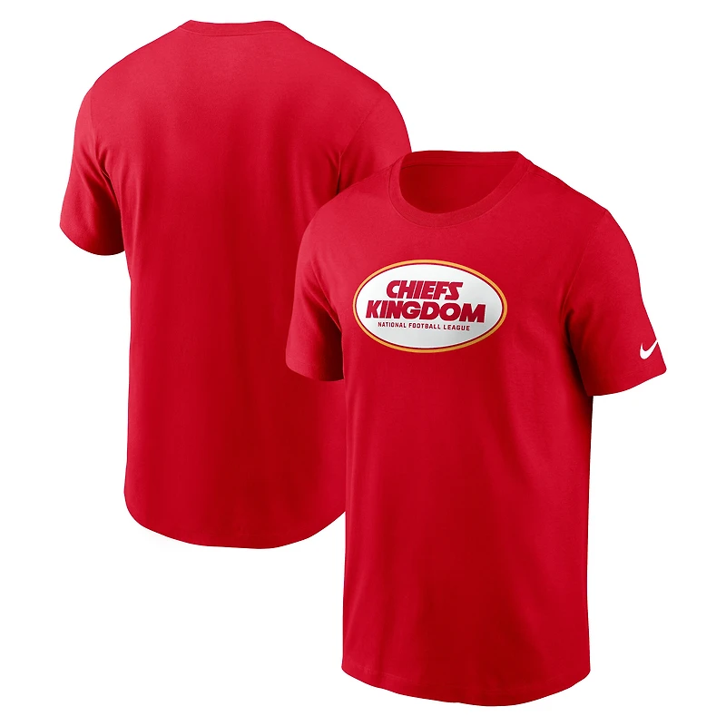 T-shirt Nike rouge Kansas City Chiefs Primetime Local Essential pour homme