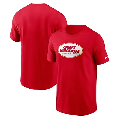 T-shirt Nike rouge Kansas City Chiefs Primetime Local Essential pour homme
