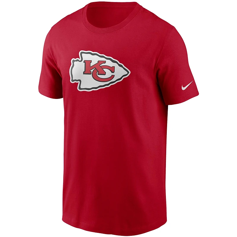 Men's Nike Red Kansas City Chiefs Primetime Logo Essential T-Shirt