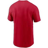 Men's Nike Red Kansas City Chiefs Primetime Logo Essential T-Shirt