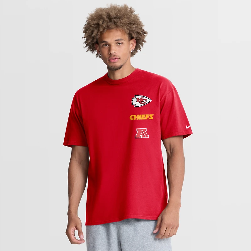 Men's Nike Red Kansas City Chiefs Primetime Max90 T-Shirt