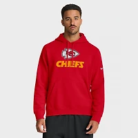 Men's Nike Red Kansas City Chiefs Rewind Club Pullover Hoodie