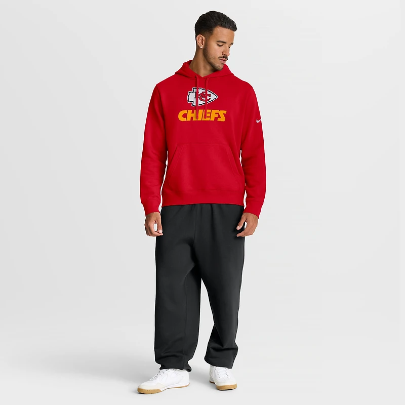 Sweat à capuche Nike rouge Kansas City Chiefs Rewind Club pour homme