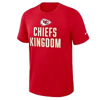 T-shirt Nike rouge Kansas City Chiefs Rewind Slub Dri-FIT pour homme
