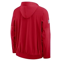 Veste anorak à demi-zip et capuche Nike rouge Kansas City Chiefs pour homme