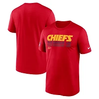 T-shirt Nike rouge Kansas City Chiefs Sideline Legend Dri-FIT pour homme