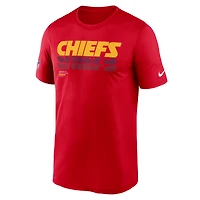 T-shirt Nike rouge Kansas City Chiefs Sideline Legend Dri-FIT pour homme