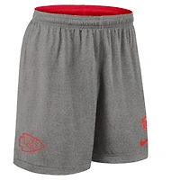 Short réversible Nike Dri-FIT rouge Kansas City Chiefs pour homme