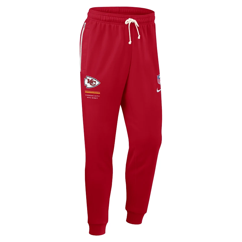 Men's Nike Red Kansas City Chiefs Sideline Standard Issue Dri-FIT Taper Pants