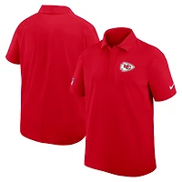 Men's Nike Red Kansas City Chiefs Sideline Woven Dri-FIT Polo