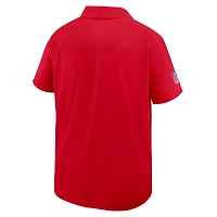 Men's Nike Red Kansas City Chiefs Sideline Woven Dri-FIT Polo