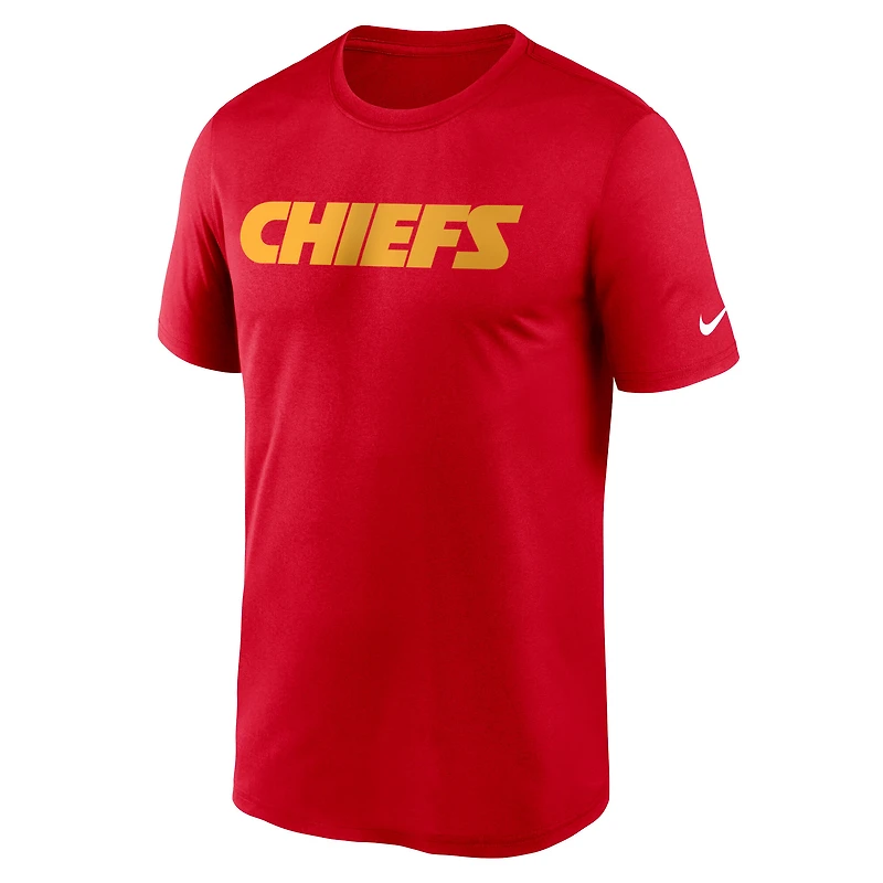 T-shirt Nike rouge Kansas City Chiefs avec logo Legend pour homme