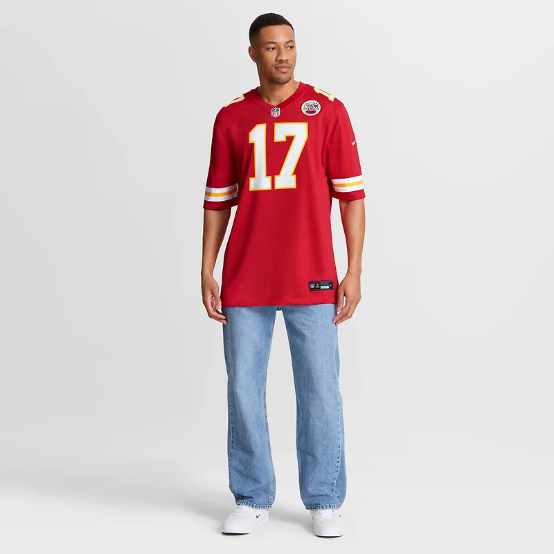 Men's Nike Richie James Red Kansas City Chiefs Game Jersey