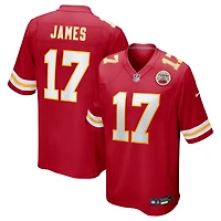 Men's Nike Richie James Red Kansas City Chiefs Game Jersey
