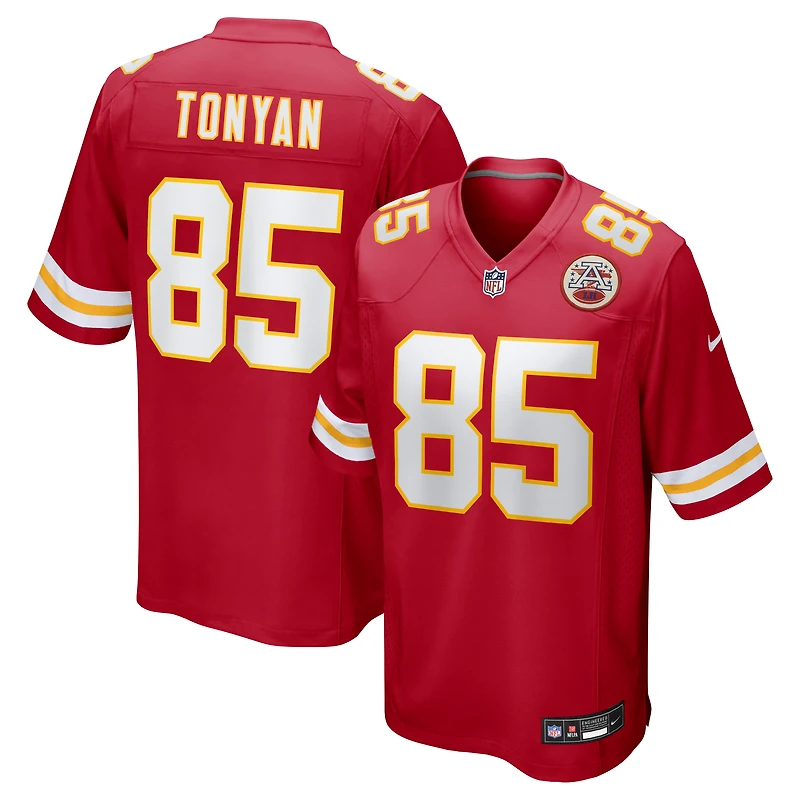 Men's Nike Robert Tonyan  Red Kansas City Chiefs Team Game Jersey