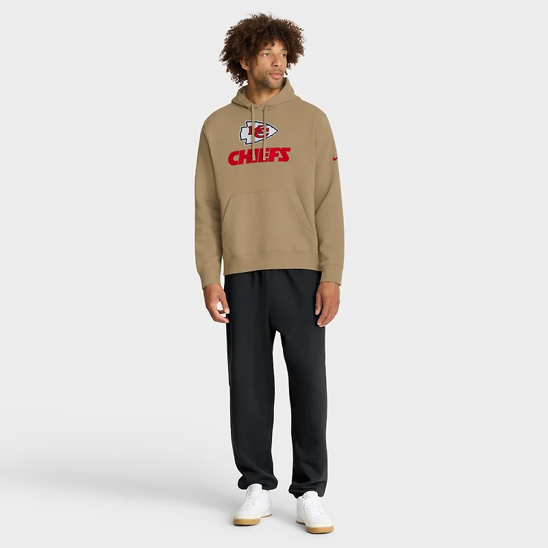 Sweat à capuche Nike Tan Kansas City Chiefs Best Season Rewind Club pour homme