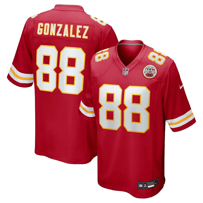 Men's Nike Tony Gonzalez Red Kansas City Chiefs Game Retired Player Jersey