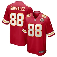 Men's Nike Tony Gonzalez Red Kansas City Chiefs Game Retired Player Jersey