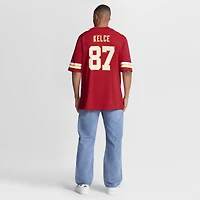 Men's Nike Travis Kelce Red Kansas City Chiefs Game Player - Jersey