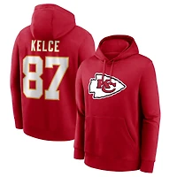Sweat à capuche Nike Travis Kelce rouge Kansas City Chiefs pour homme