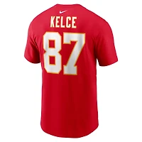 T-shirt Nike Travis Kelce pour hommes, blanc, nom et numéro du joueur des Chiefs de Kansas City