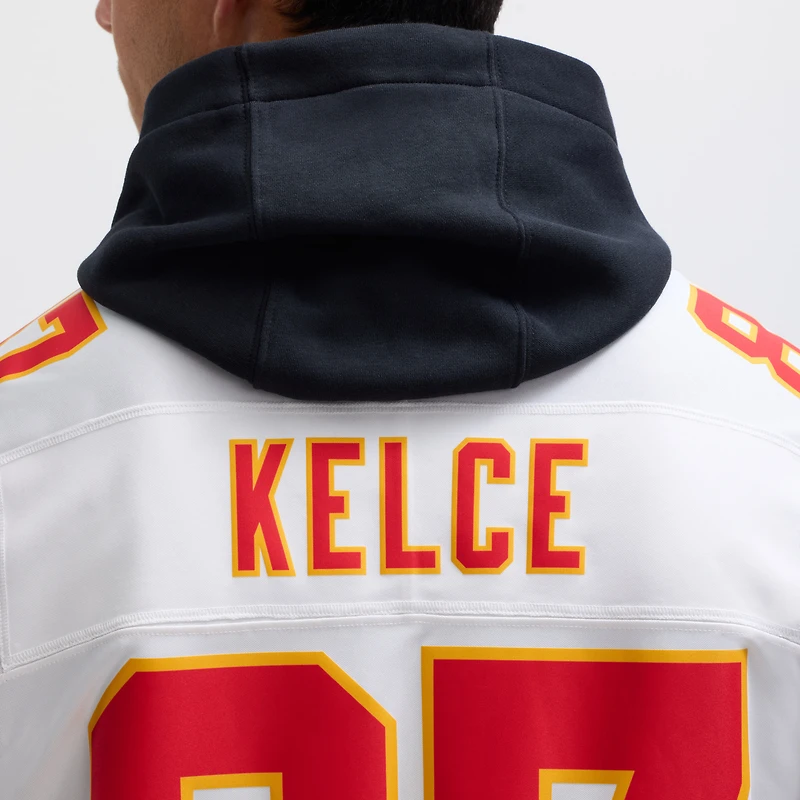 Men's Nike Travis Kelce White Kansas City Chiefs Vapor F.U.S.E. Limited Jersey