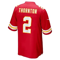 Maillot Nike Tyquan Thornton rouge pour homme des Kansas City Chiefs